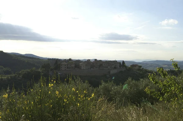 Monumenti Fresco Giano Dell Umbria — Foto Stock