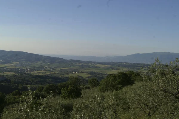 Monumentos Fresco Giano Umbria —  Fotos de Stock