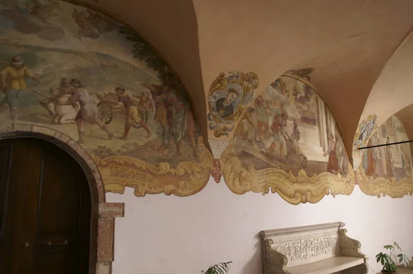 Monumenti Fresco Giano Dell Umbria — Foto Stock