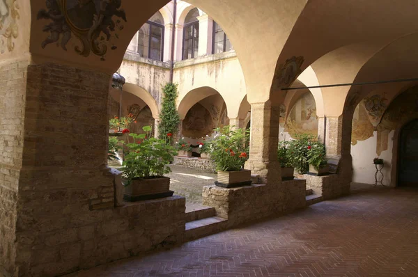 Ein Spaziergang Durch Die Straßen Von Giano Dell Umbria — Stockfoto