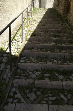 Giano Dell'Umbria sokaklarında yürüyüş