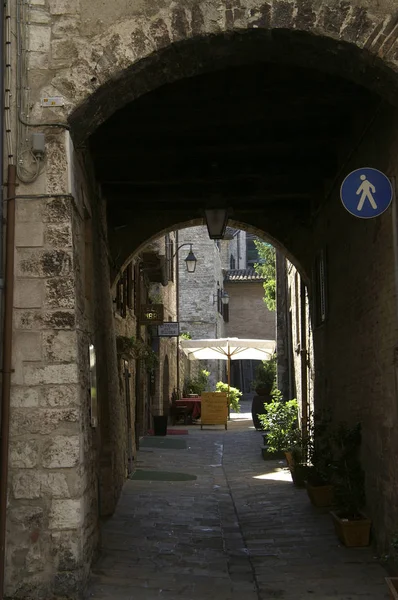 Gubbio Cidade Castelo — Fotografia de Stock