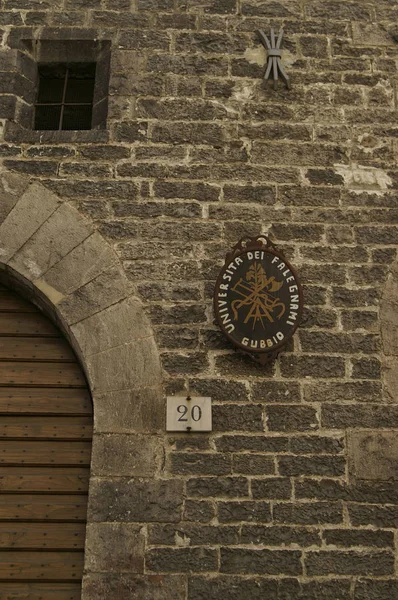 Gubbio Ciudad Del Castillo — Foto de Stock