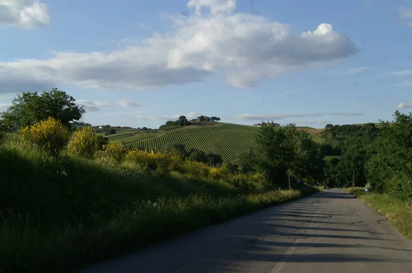 Ein Spaziergang Durch Die Straßen Von Giano Dell Umbria — Stockfoto
