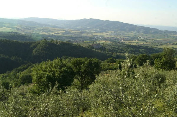 Ein Spaziergang Durch Die Straßen Von Giano Dell Umbria — Stockfoto