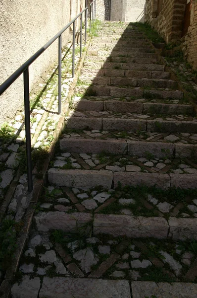 Wandelen Door Straten Van Giano Dell Umbria — Stockfoto