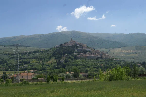 Пам Ятники Місті Cannara Треві — стокове фото