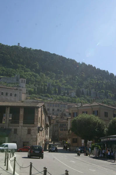 Gubbio Staden Castle — Stockfoto