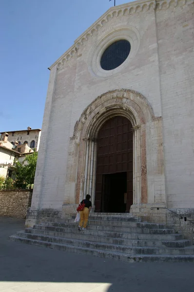 Gubbio Ciudad Castillo — Foto de Stock