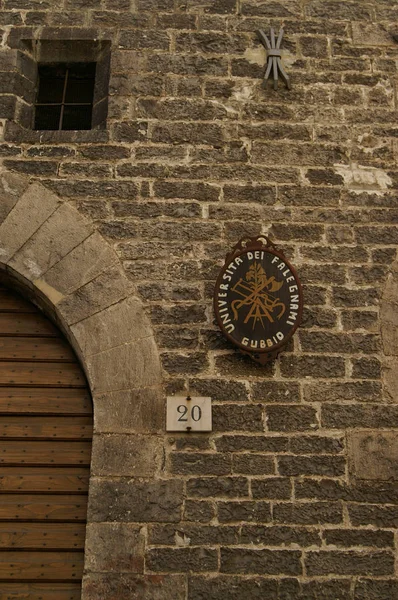 Gubbio Staden Castle — Stockfoto