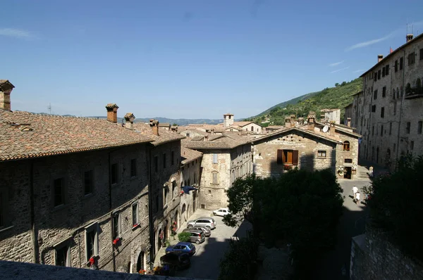 Gubbio Ciudad Castillo —  Fotos de Stock