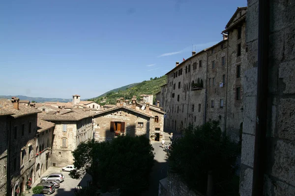 Gubbio City Castle — Stock Photo, Image