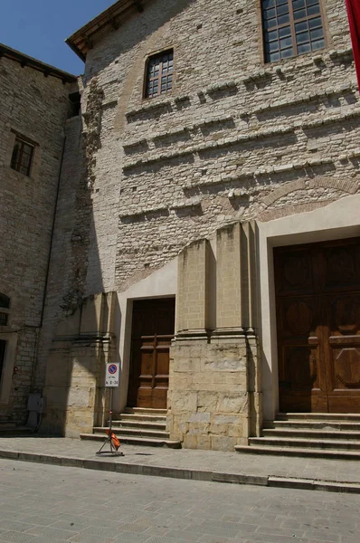 Gubbio Város Castle — Stock Fotó
