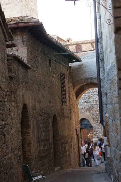 Promenade Dans Gimignano — Photo