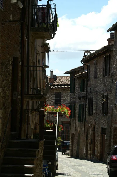 Bella Città Storica Todi — Foto Stock