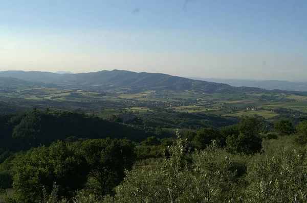 Caminhando Pelas Ruas Giano Dell Umbria — Fotografia de Stock