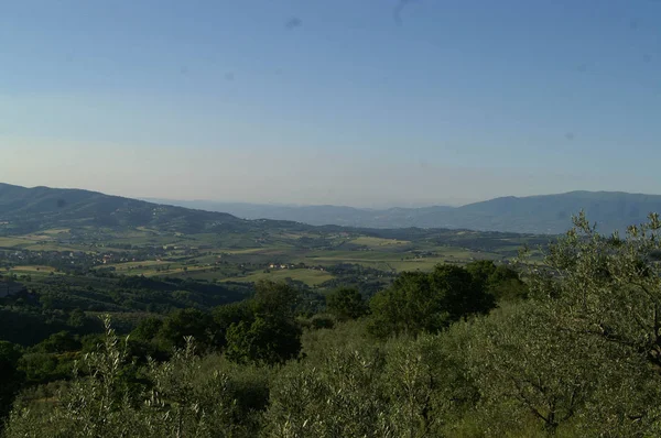 Wandelen Door Straten Van Giano Dell Umbria — Stockfoto