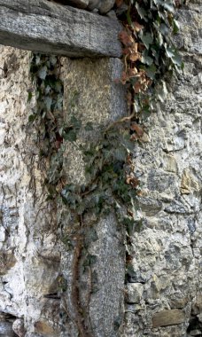 Duvar ve taş merdiven