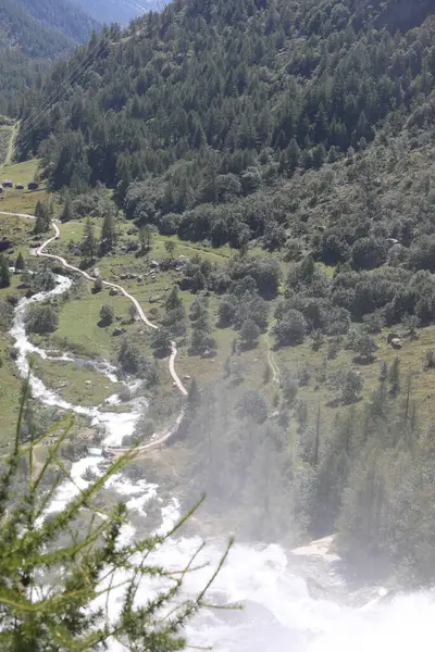 Paesaggi Fiumi Montagna Piemonte — Zdjęcie stockowe