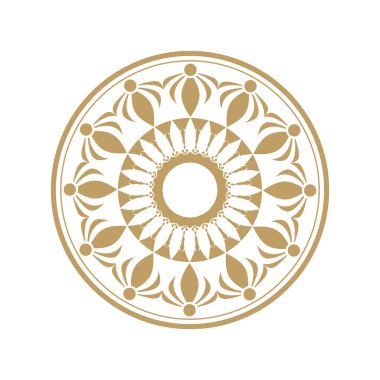 Dekoratif yuvarlak çerçeve çiçek süsleme ile tasarımı için. Bir şablon baskı kartpostallar, davetiyeler, kitaplar, tekstil, gravür, ahşap mobilyalar, sıcak dövme. Vektör.