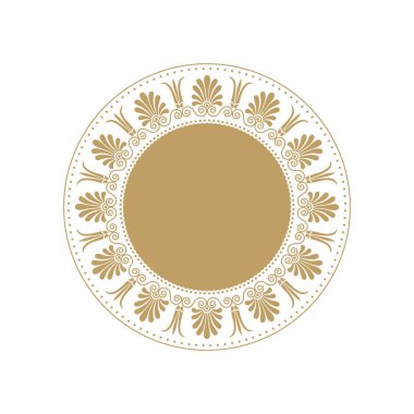 Dekoratif yuvarlak çerçeve çiçek süsleme ile tasarımı için. Bir şablon baskı kartpostallar, davetiyeler, kitaplar, tekstil, gravür, ahşap mobilyalar, sıcak dövme. Vektör.