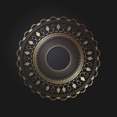 Dekoratif yuvarlak çerçeve çiçek süsleme ile tasarımı için. Bir şablon baskı kartpostallar, davetiyeler, kitaplar, tekstil, gravür, ahşap mobilyalar, sıcak dövme. Vektör.