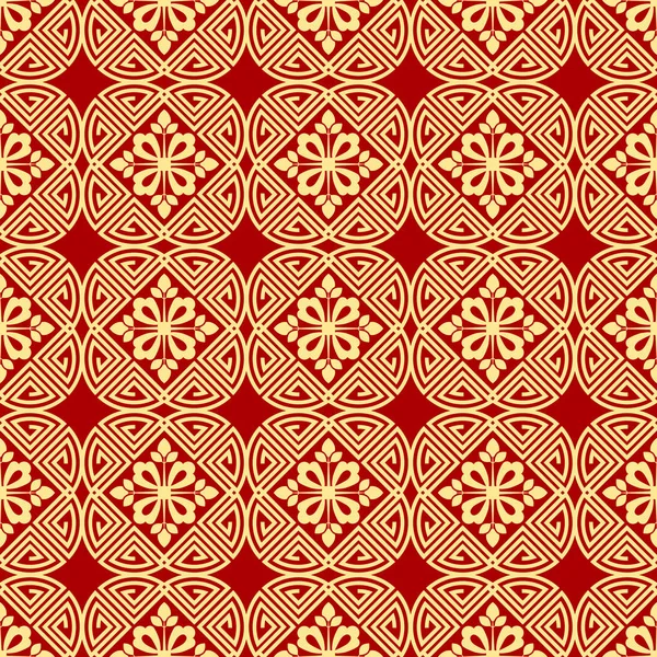 Bright Fundal Festiv Stil Chinezesc Pentru Imprimare Textile Hârtie Ambalaj — Vector de stoc