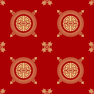 Parlak, Festival arka planda Çin tarzı. Yazdırma için tekstil, kağıt, ambalaj vb. Vektör.