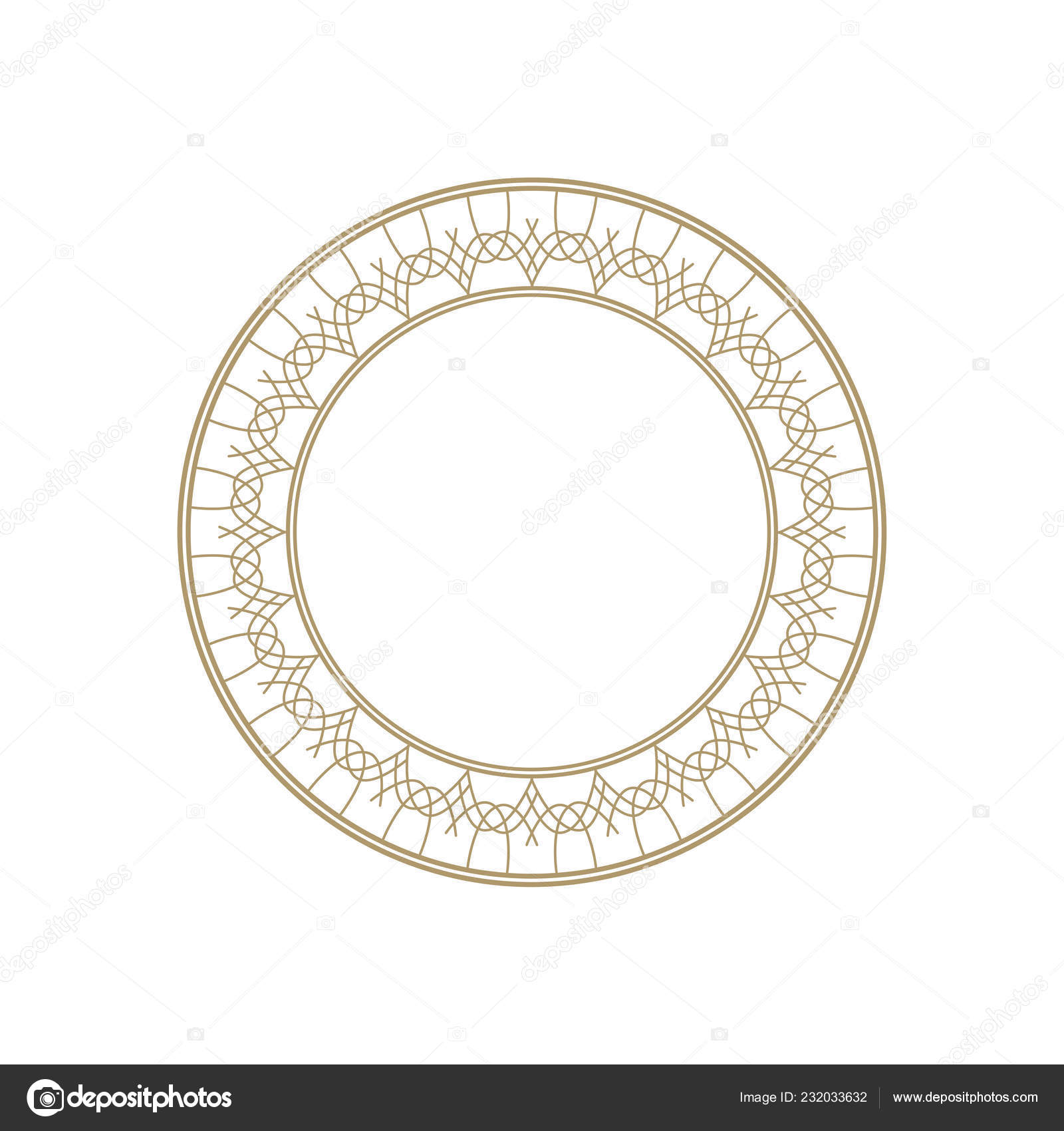 Download Set Decorative Frames Design Abstract Floral Pattern Circle Frame Templates Vector Image By C Risha May Vector Stock 232033632