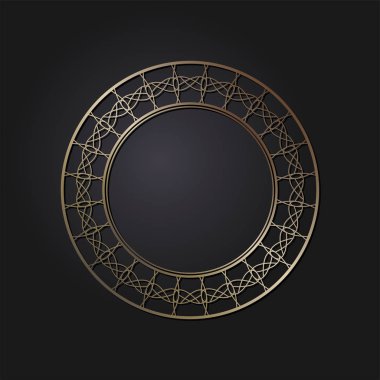 Dekoratif yuvarlak kare soyut çiçek desenli tasarım için ayarlayın. Daire kare. Şablonları için yazdırma kartpostallar, davetiyeler, kitap, tekstil, gravür, ahşap mobilyalar, sıcak dövme. Vektör