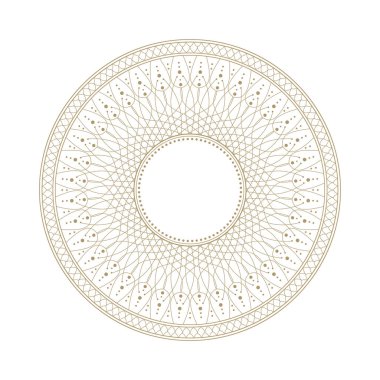 Dekoratif yuvarlak kare soyut çiçek desenli tasarım için ayarlayın. Daire kare. Şablonları için yazdırma kartpostallar, davetiyeler, kitap, tekstil, gravür, ahşap mobilyalar, sıcak dövme. Vektör