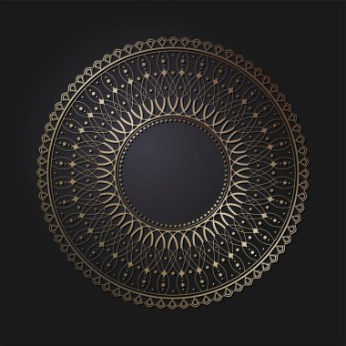 Dekoratif yuvarlak kare soyut çiçek desenli tasarım için ayarlayın. Daire kare. Şablonları için yazdırma kartpostallar, davetiyeler, kitap, tekstil, gravür, ahşap mobilyalar, sıcak dövme. Vektör