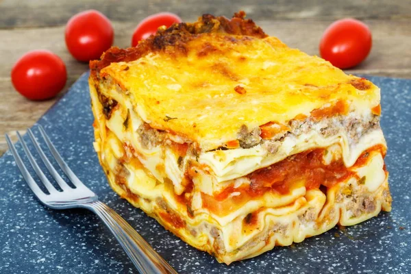 Frozen Lasagna Table — Stock Photo, Image