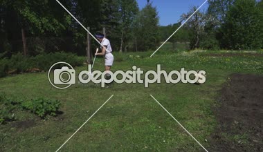 Kadın kadar çim Temizleme