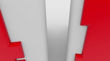 Satış konsepti üzerine beyaz küpleri