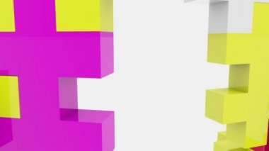 Beyaz üzerine iki bulmaca horozlar