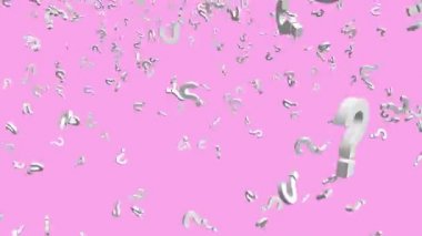 Pembe beyaz düşen soru işaretleri