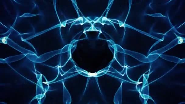 蓝色的抽象运动背景 — 图库视频影像