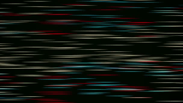 Fundo Movimento Abstrato Branco Azul Vermelho Preto — Vídeo de Stock