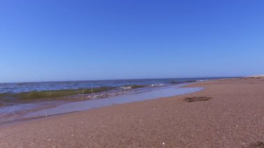 Yaz günü güzel kum plaj