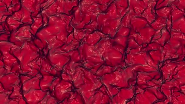 Abstrakte Oberfläche Hintergrund Rot — Stockvideo