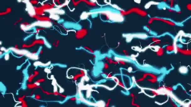 Абстрактний Фон Синьому Червоному Білому Кольорах — стокове відео