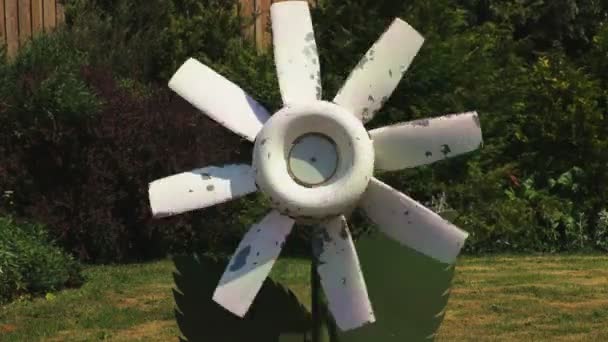 Abstracte Propeller Draaien Wind — Stockvideo