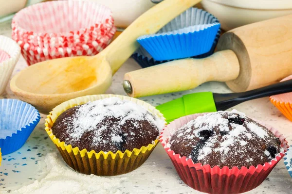 Baking Utensils Ingredients — Stock Photo, Image