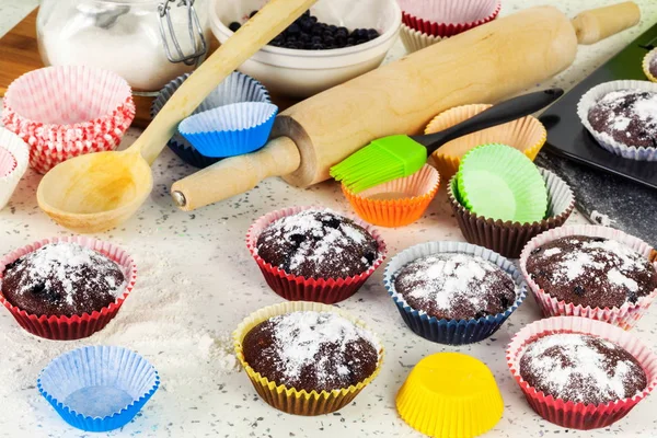 Homemade Cooked Muffins Room — Stock Photo, Image