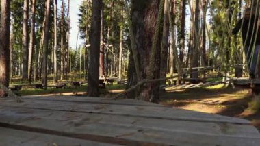 Adam geçiş engel Park ederken