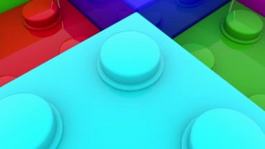 oyuncak tuğla çeşitli renklerde