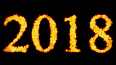 Siyah arka plan üzerine yazma yıl metin kelime kavram