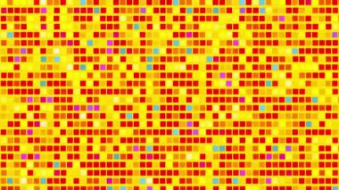 Soyut değişen renkli küpler