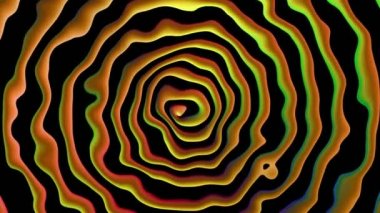 Soyut sarmal sarı siyah